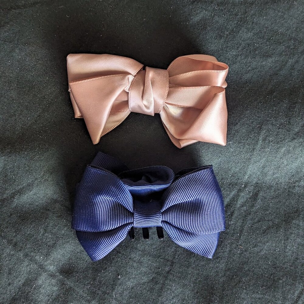 Hair Accessories Bows Clips Set of 2